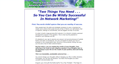 Desktop Screenshot of buildyourmlmbiz.com